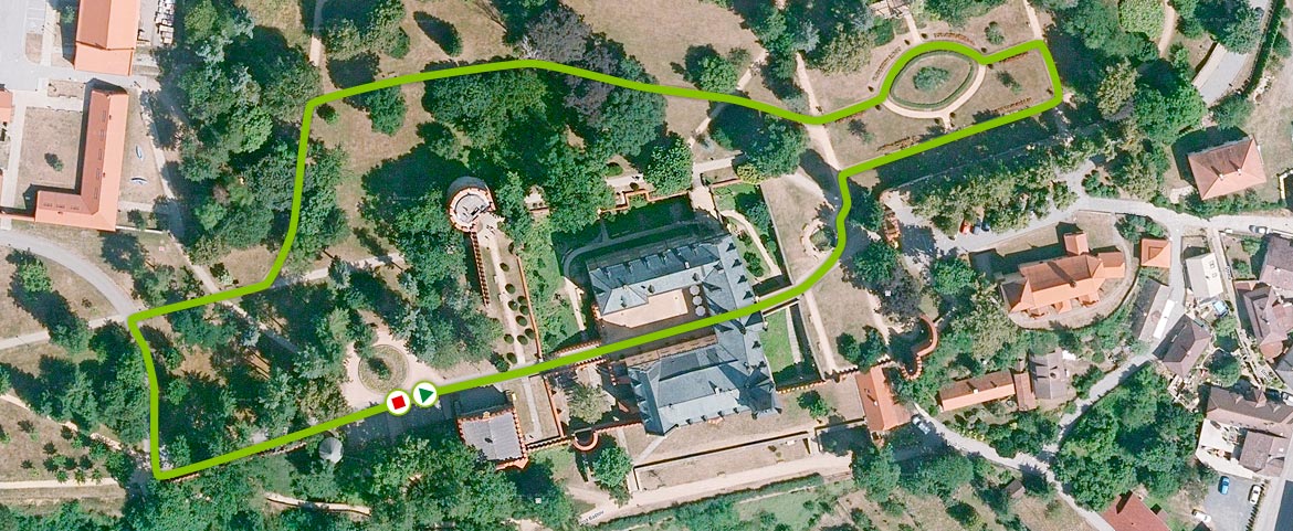 Zelená trasa - Zručský májový běh.