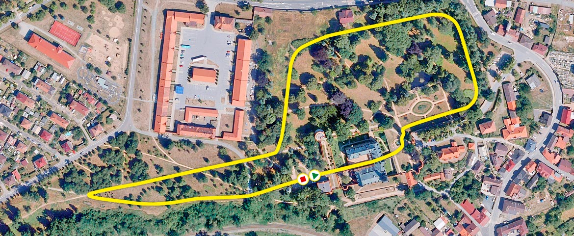 Žlutá trasa - Zručský májový běh.